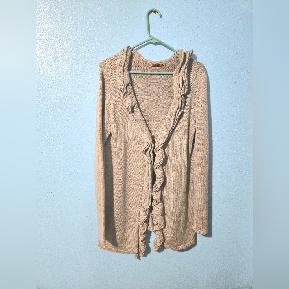 Women's Ruffle Cardigan Sweater